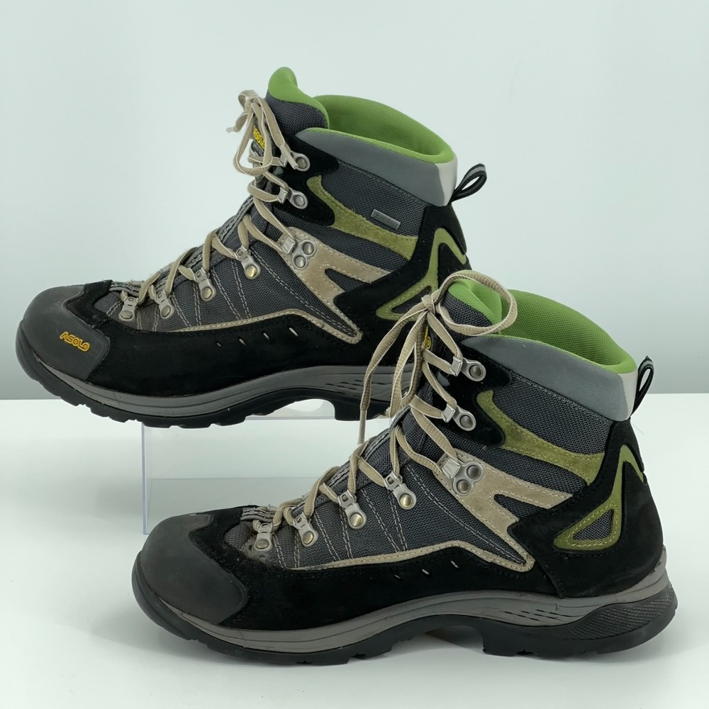 ASOLO Flame GTX Boots Mens Size 10 Goretex Waterproof Hiking Backpacking Trail - Picture 3 of 15